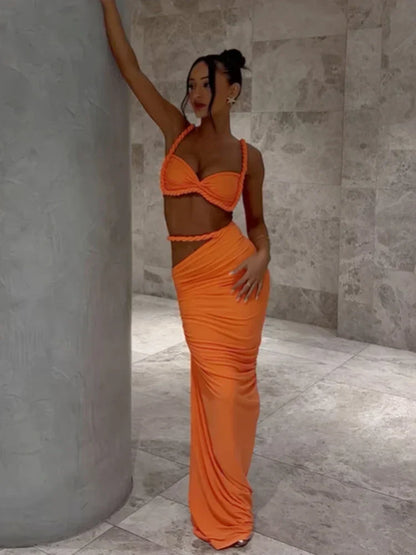 Bandage Rokjurk Set 2-delig ZwartSexy Jurk