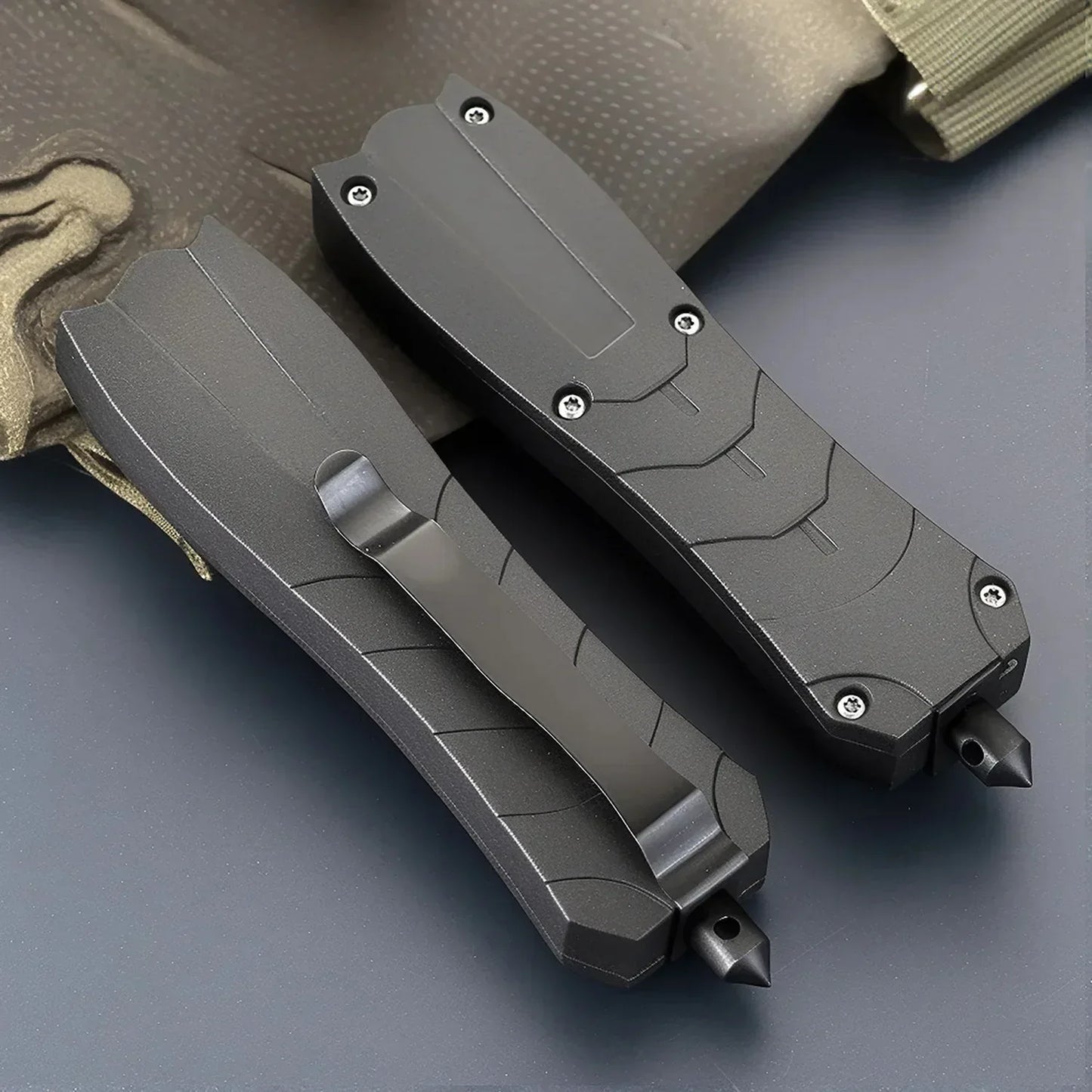 Ergonomisch EDC Multitool Overlevingsmes met RVS Lemmet