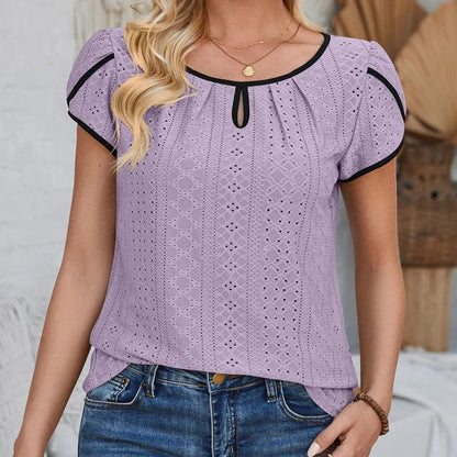 Vrouwelijke Zomer Blouses Elegante Stijl