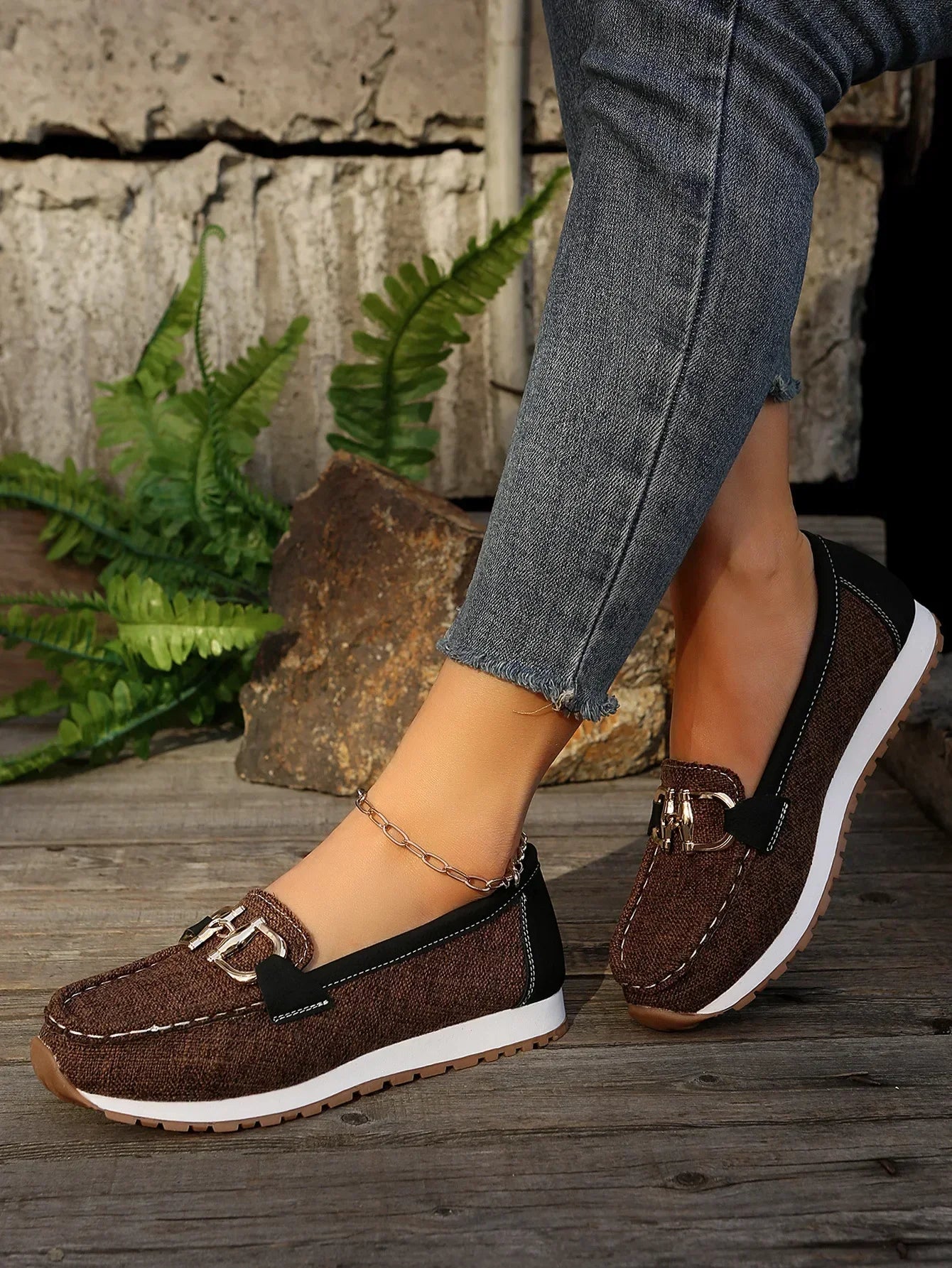 Dames Schoenen Casual Stoffen Loop schoenen