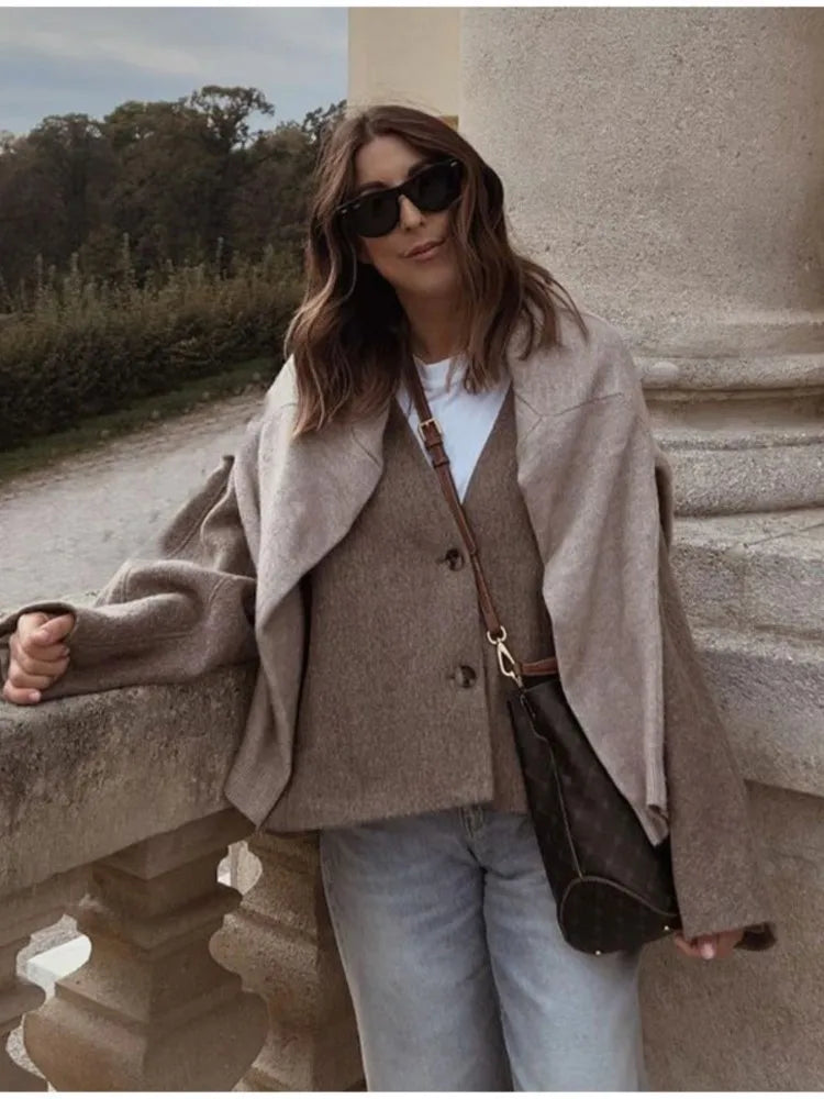 Oversized Blazer Comfortabel Modern Minimalistisch