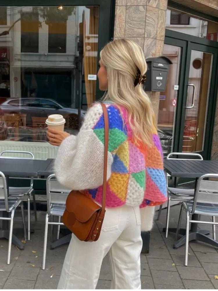 Vrouwen Trui Gestreept Losse Pasvorm Casual - StudioMarella