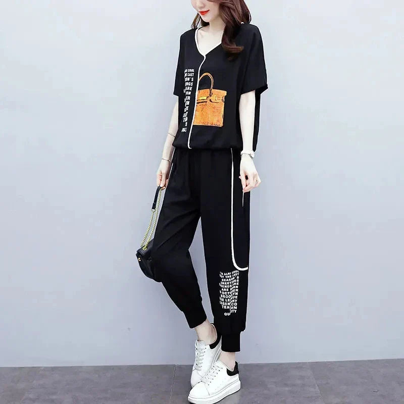 Zomer Sportieve Outfit Set voor Dames