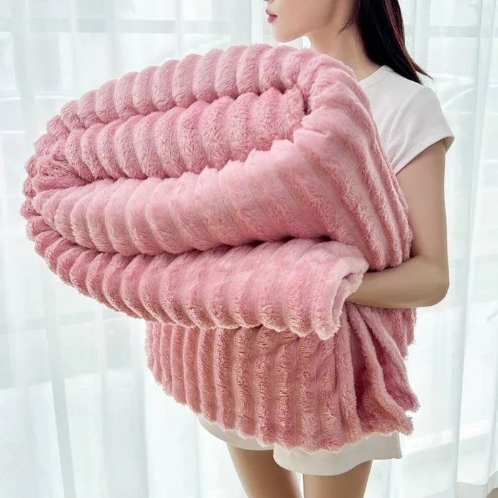 Sansoti Flanellen Dekbedovertrek 240x220 cm | Zacht Fleece & Dubbelzijdig | Luxe Hotelcomfort