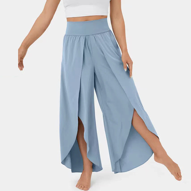 Wijde Vrouwelijke Broek Comfortabele Zomerpijpen