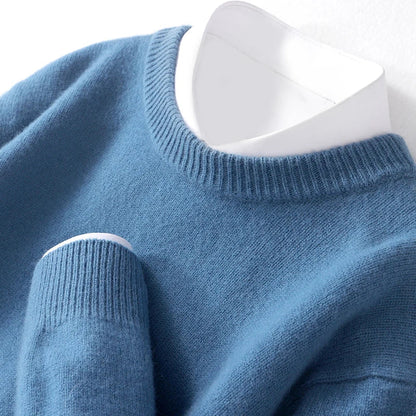 Merino Wollen Sweater Heren Warm en Comfortabel