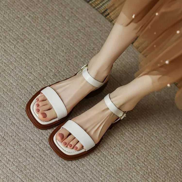 Luxe Zomersandalen Elegante Dameschoenen