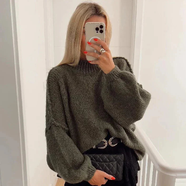 Vrouwelijke Trui Bertha Stijl Casual Kleding