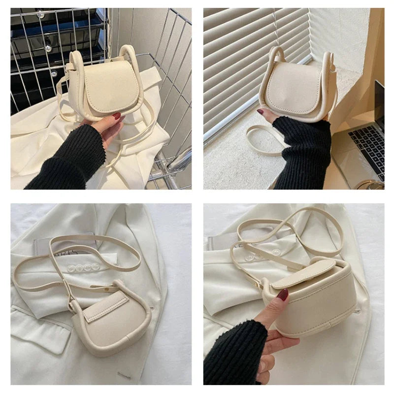 Mini Crossbody Tas Leer Chic Elegant Design