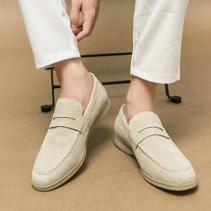 Leren Mocassino Schoenen Italiaanse Stijl