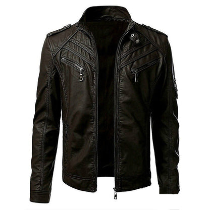 Leren Herenjack Luxe Design Comfortabele Pasvorm
