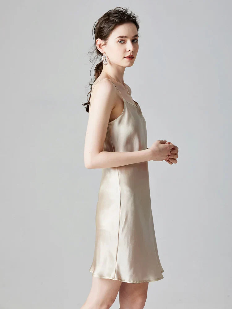 Zijde Jurk Elegance Suyadream Luxe Avondjurk - StudioMarella