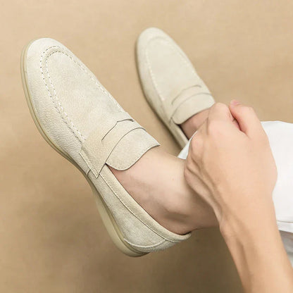 Leren Mocassino Schoenen Italiaanse Stijl