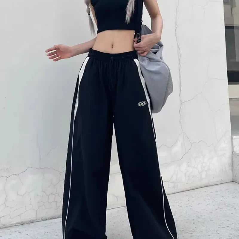 Wijde Pijpen Broek Elegante Zomerstijl