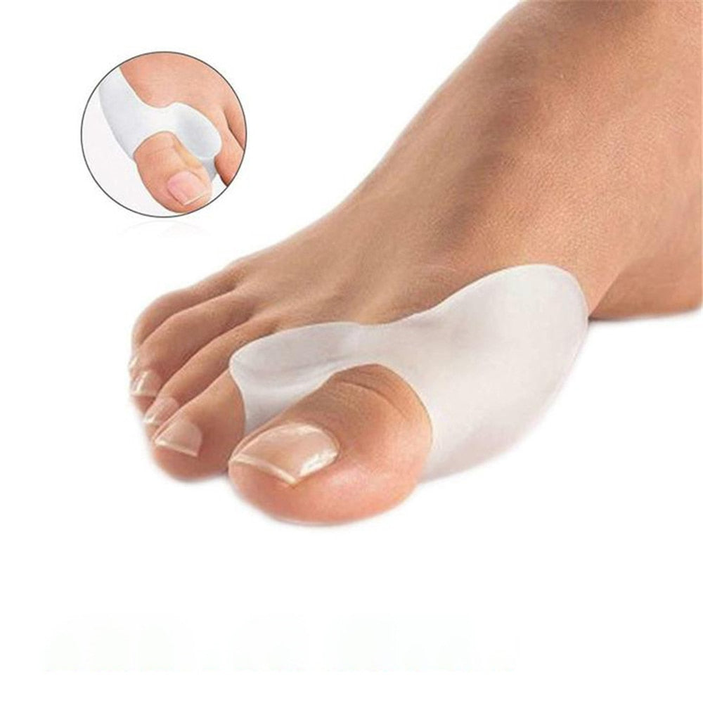 Teencorrector voor Hallux Valgus – Zachte Siliconen Teensteun Onzichtbaar – Dagelijks Draagcomfort in Schoenen