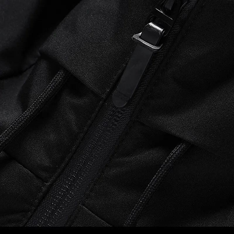 Heren Winterjas Gevoerd met Warme Sherpa Fleece Lining
