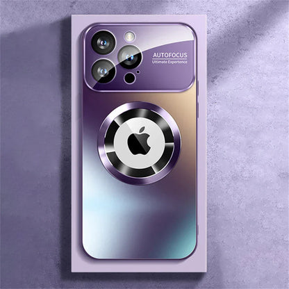Magnetische Telefoonhoes met Glanzende Spiegel Afwerking voor iPhone | MagSafe Compatibel