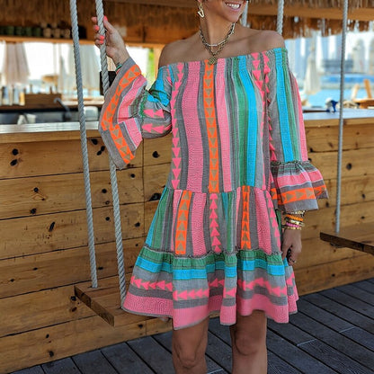 Vrouwen Zomerjurk Stijlvol voor Dag en Avond