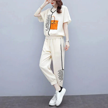 Zomer Sportieve Outfit Set voor Dames