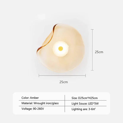 Glazen Wandlamp met LED-verlichting – Modern Design voor Interieur