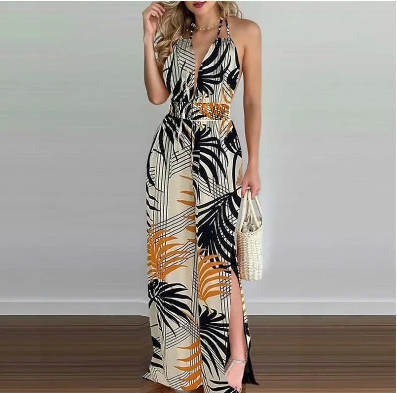 Zomer Jumpsuit Zonder Rug Elegante Jurk voor Vrouw - StudioMarella