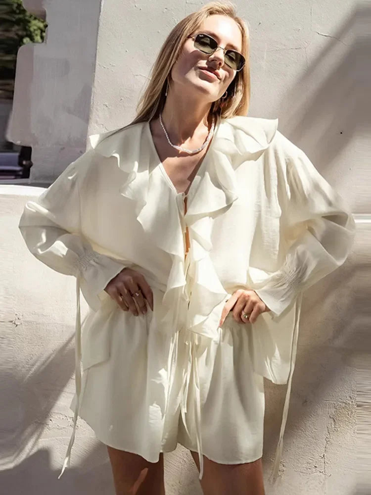 Vrouwenzomerjurk met Lange Mouwen - StudioMarella