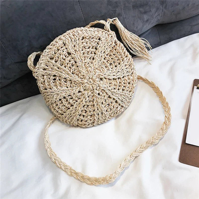 Rotan Schoudertas Vintage Stijl