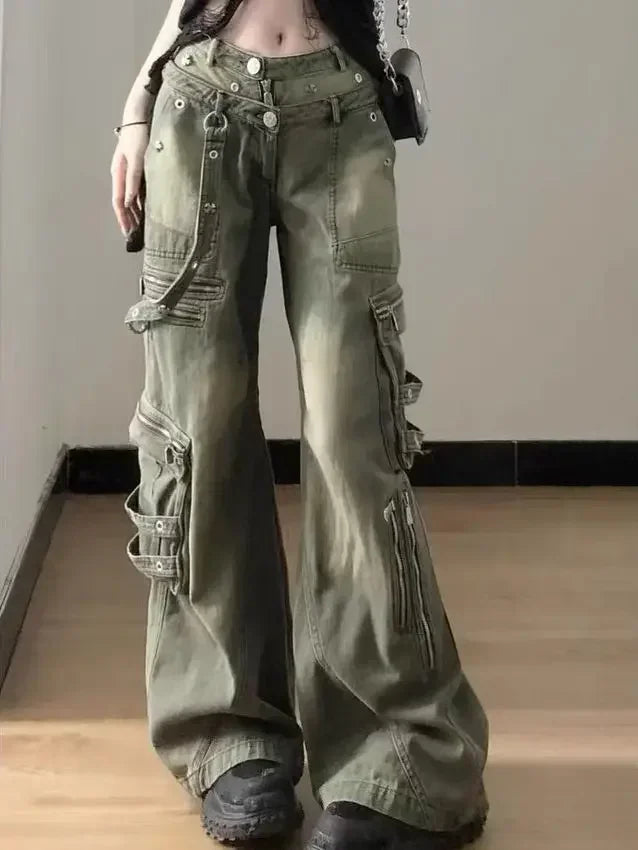 Vintage High Waist Jeans voor Vrouwen Elegant Design - StudioMarella