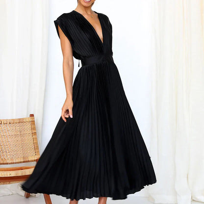 Mouwloze Dames Jurk Elegante Zomerjurk