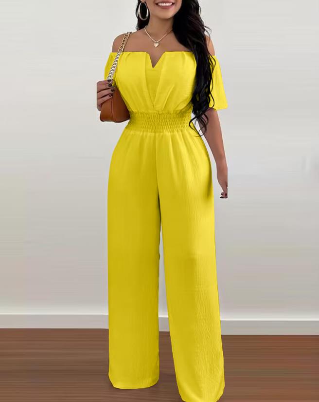 Jumpsuit Zonder Schouders Vrouwelijke Zomerjurk