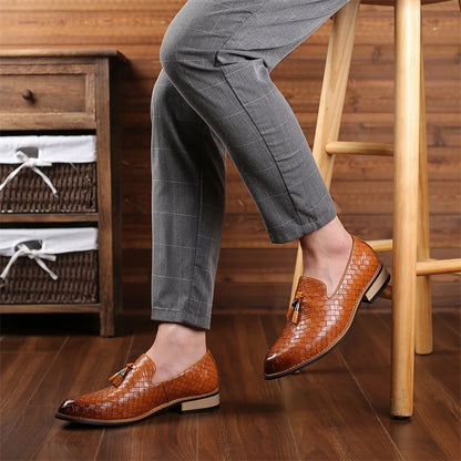 Stijlvolle Heren Schoenen Italiaanse Stijl
