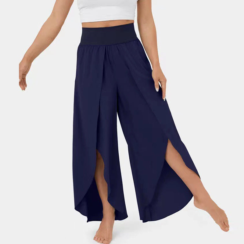 Wijde Vrouwelijke Broek Comfortabele Zomerpijpen