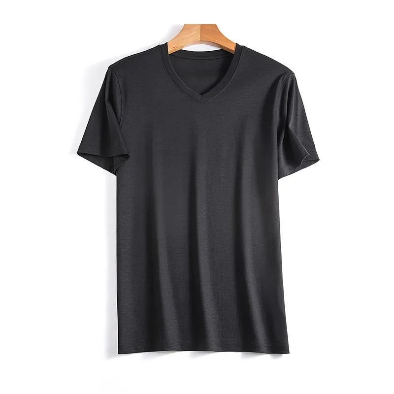 Elegante Zijden Overhemd voor Mannen
