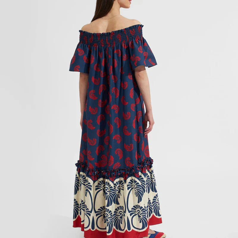 Zomerjurk Vrouw Elegant Korte Mouw