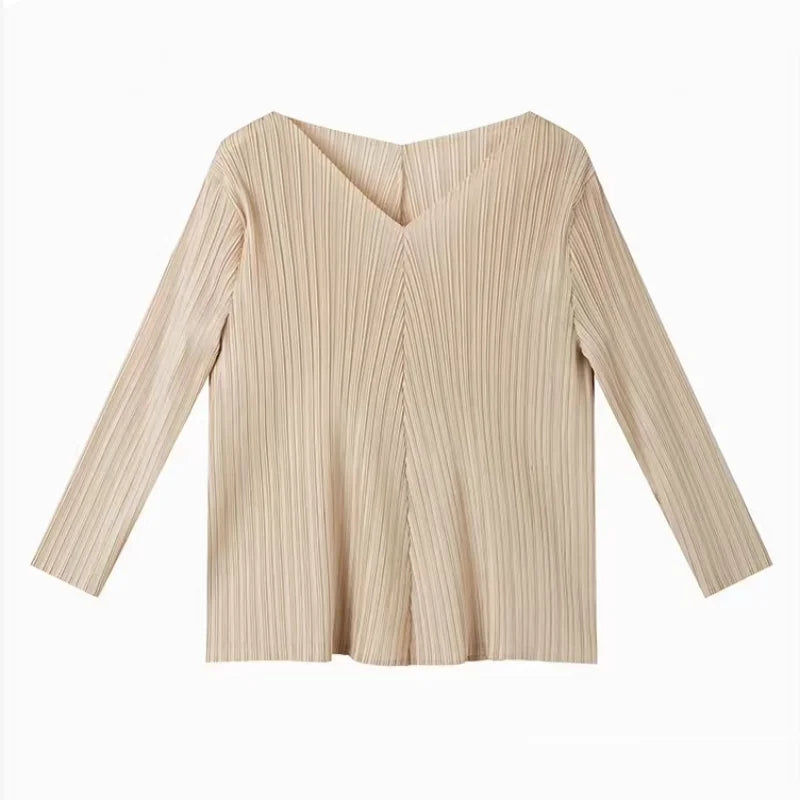 Miyake Set Elegantie Klaar voor Hemd en Broek