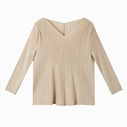 Miyake Set Elegantie Klaar voor Hemd en Broek
