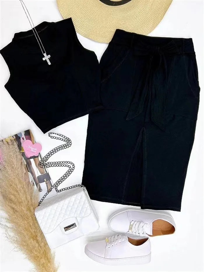 Vrouwelijke Tweedelige Set Casual Kleding - StudioMarella