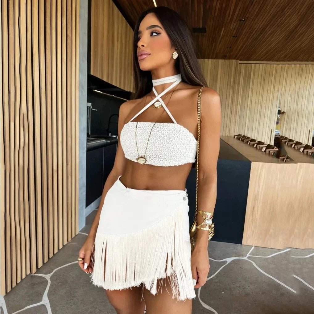 Zomerjurk Vrouwen Sexy Strandjurk Korte Poliesteren Jurk