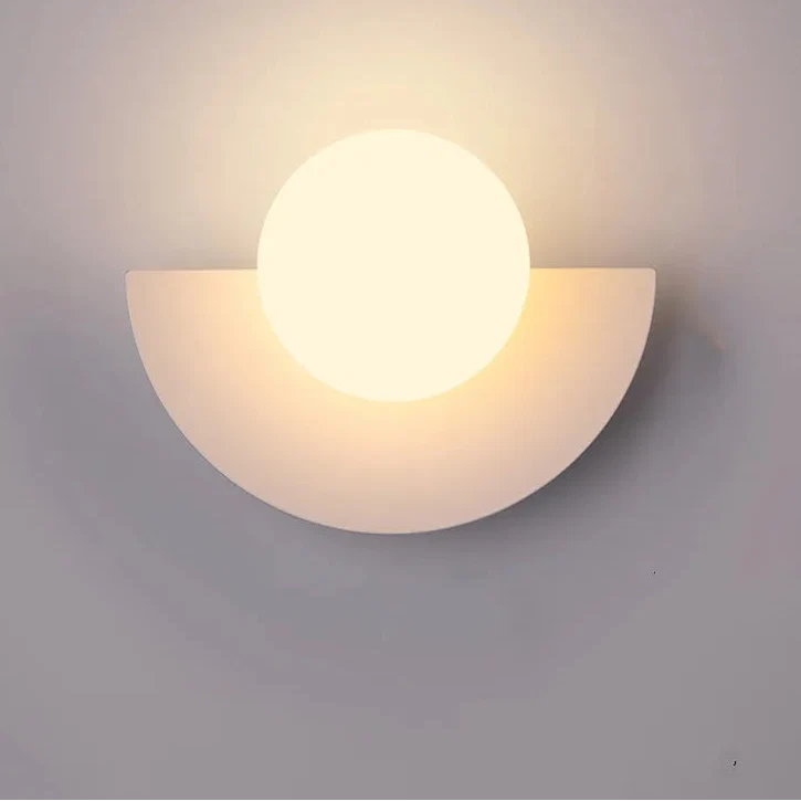 Moderne LED Wandlamp met Geometrisch Design voor Woonkamer & Slaapkamer