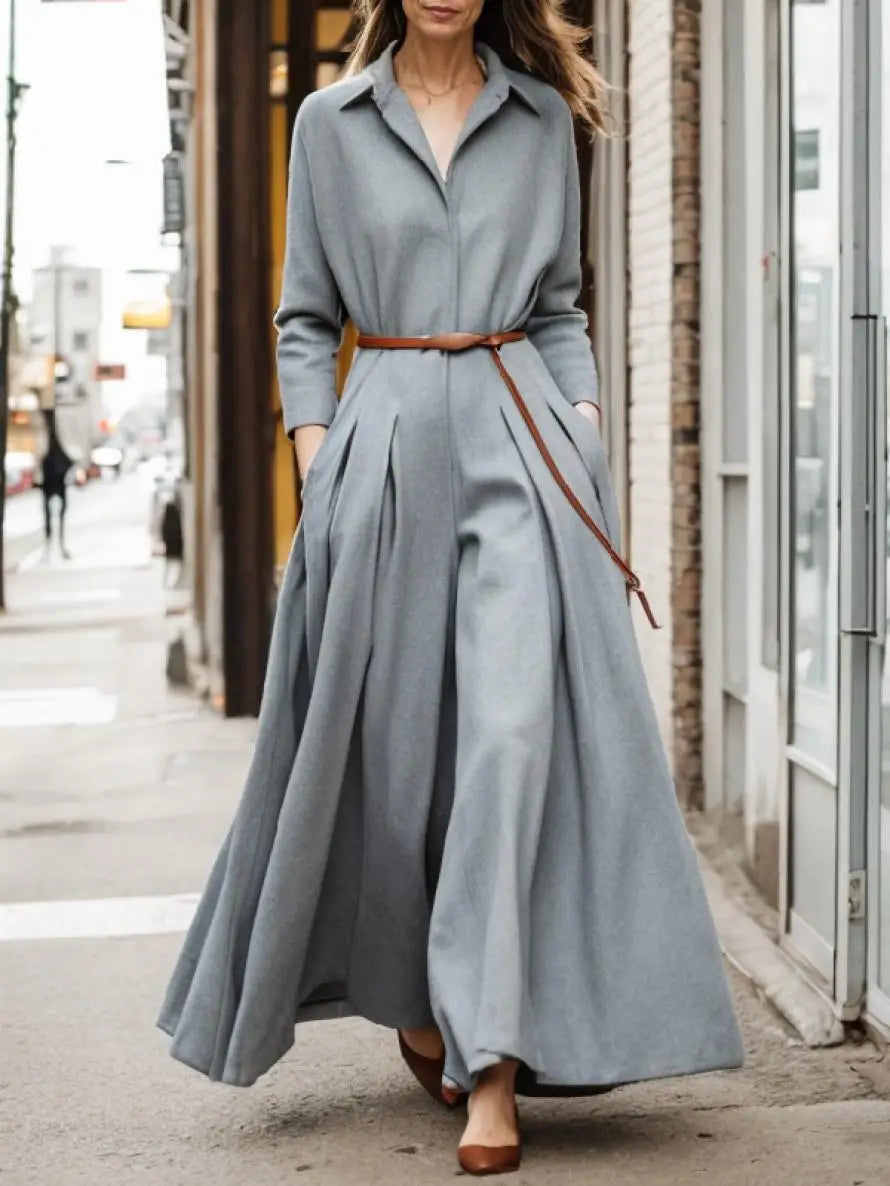 Dames Jumpsuit Lange Mouwen Zwart Elegance - StudioMarella