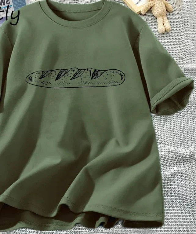 Zomer T-shirt voor Dames Luminous Chic Stijl