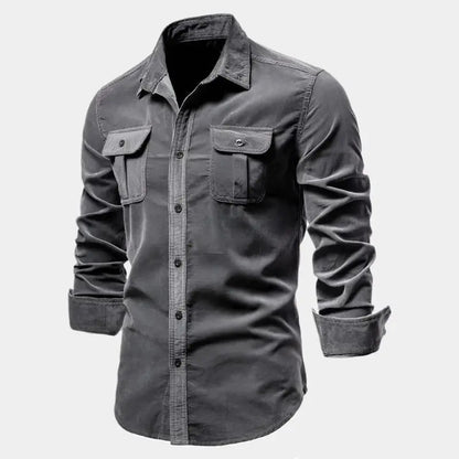 Elegante Mannen Overhemd Italiaanse Stijl