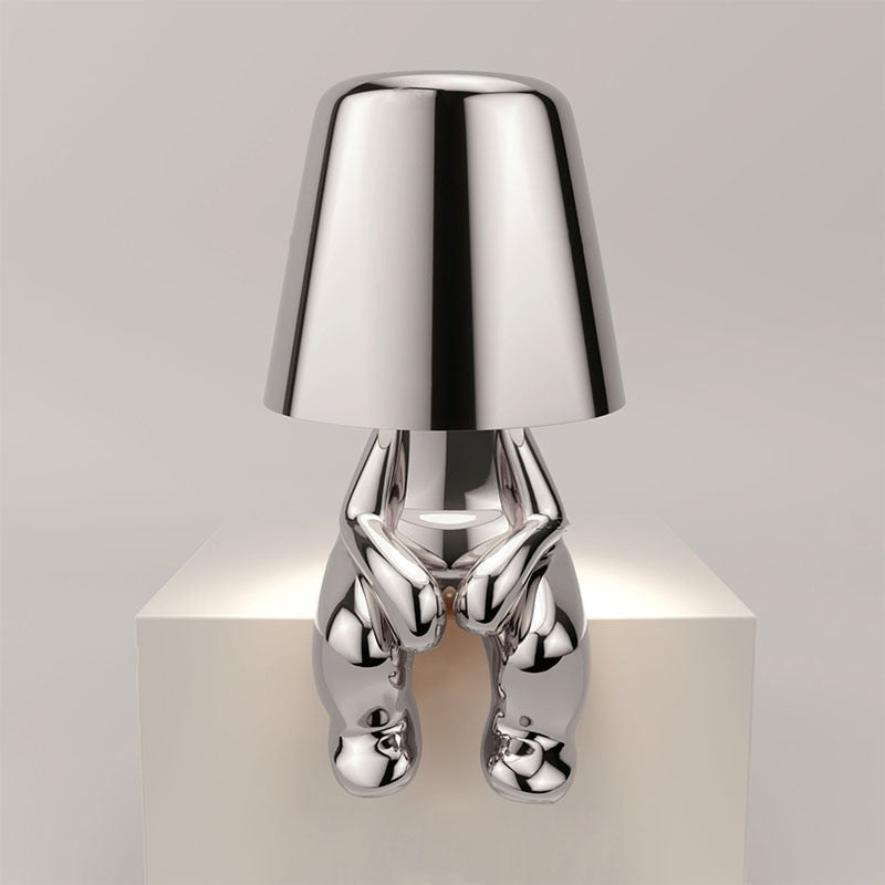 Tafellamp LED Oplaadbaar Dimbaar Resin Aluminium 3W USB Sfeerlamp Woonkamer Slaapkamer Modern