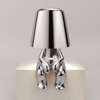 Draadloze Oplaadbare Sfeerlamp Met Warm Licht En Touchbediening Voor Rustige Interieurs