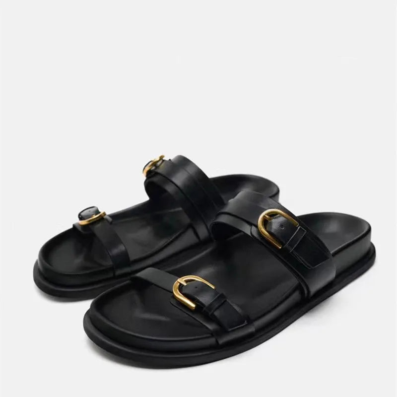 Zandalen voor Vrouwen Comfortabele Gele Sandalen - StudioMarella