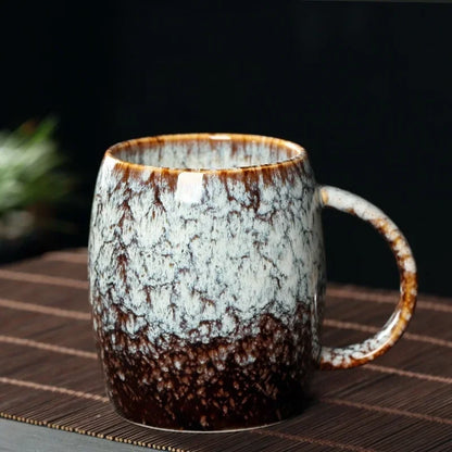Keramische Koffiemok met Artisanale Afwerking – Tijdloze Elegantie voor Dagelijks Gebruik