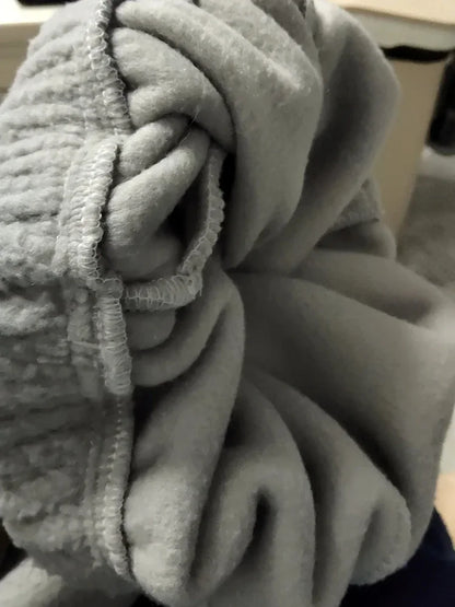 Dames Fleecebroek Oversized Lichtgrijs Comfortabel