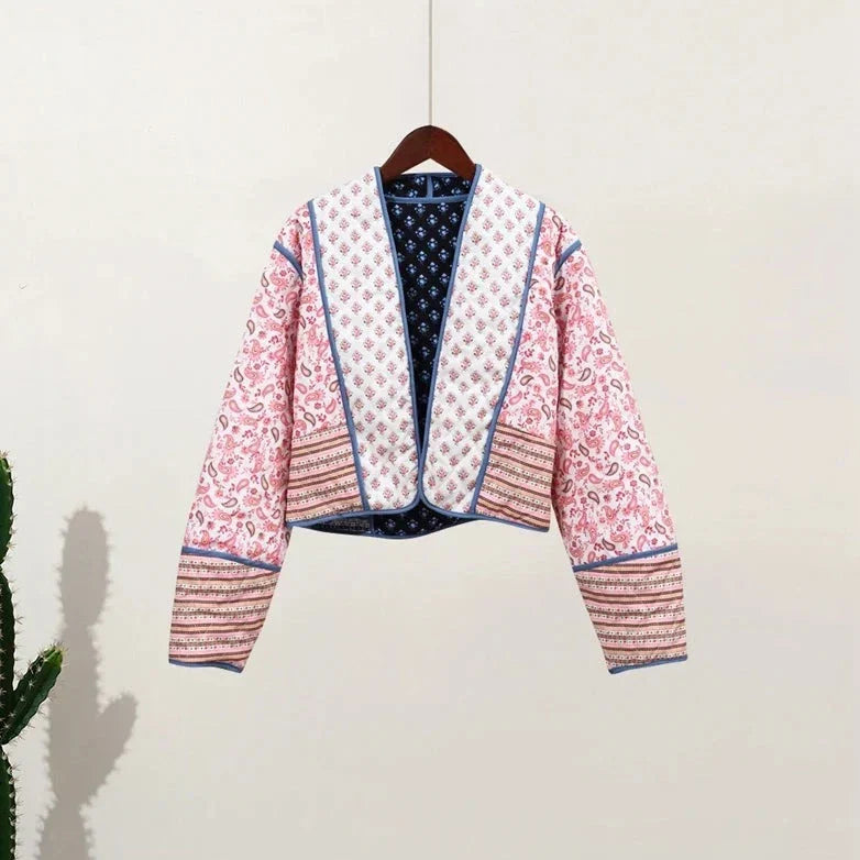 Reversibele Jas Dames Omkeerbaar Katoen - StudioMarella