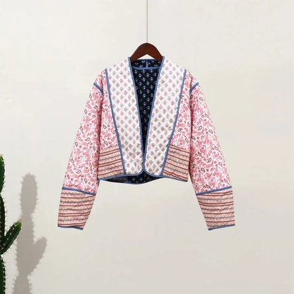 Reversibele Jas Dames Omkeerbaar Katoen - StudioMarella