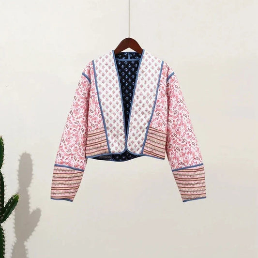 Reversibele Jas Dames Omkeerbaar Katoen - StudioMarella